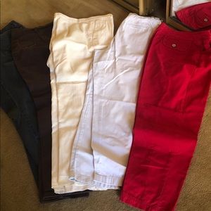 4 Pairs of Size 10-12 Pants-petite short